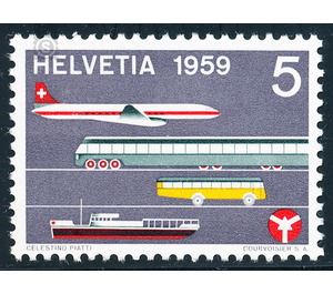 transport Museum  - Switzerland 1959 - 5 Rappen