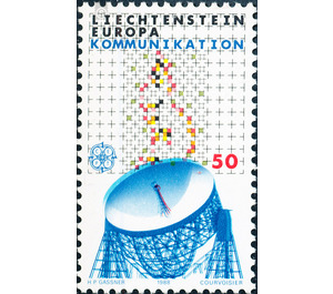 Transportation and communication  - Liechtenstein 1988 - 50 Rappen