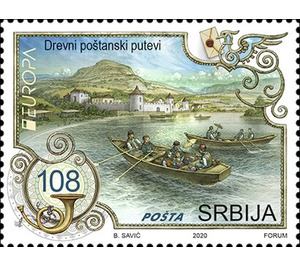 Transporting Mail by Boat - Serbia 2020 - 108