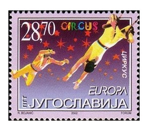 Trapeze Artists - Yugoslavia 2002 - 28.70