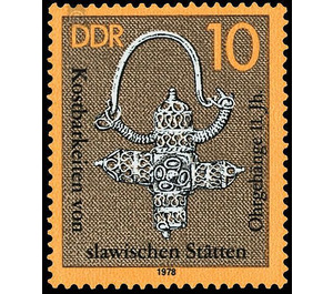 Treasures of Slavic sites  - Germany / German Democratic Republic 1978 - 10 Pfennig