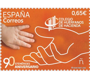 Treasury Orphans School Charity, 90th Anniversary - Spain 2020 - 0.65