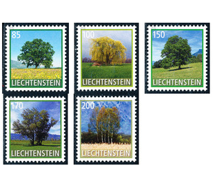 trees  - Liechtenstein 2016 Set