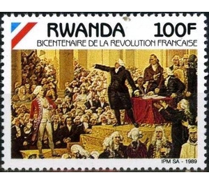 Trial of Louis XVI by Court - East Africa / Rwanda 1990 - 100