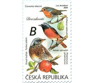 Turdidae - Czech Republic (Czechia) 2020