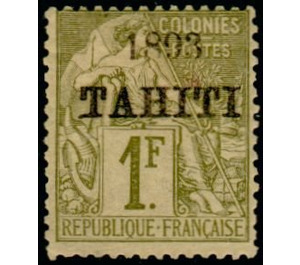 Type Alphée Dubois - Polynesia / Tahiti 1893 - 1