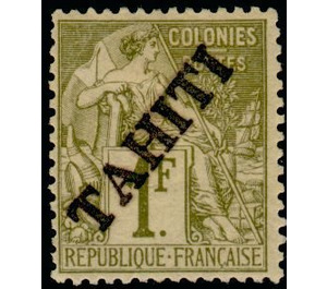 Type Alphée Dubois - Polynesia / Tahiti 1893 - 1