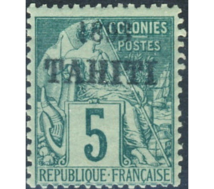 Type Alphée Dubois - Polynesia / Tahiti 1893 - 5