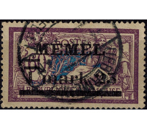 Type Merson - Germany / Old German States / Memel Territory 1920 - 1.25