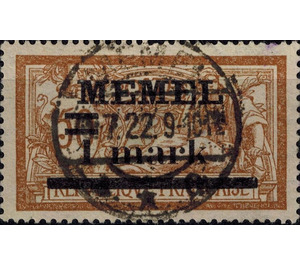 Type Merson - Germany / Old German States / Memel Territory 1920 - 1