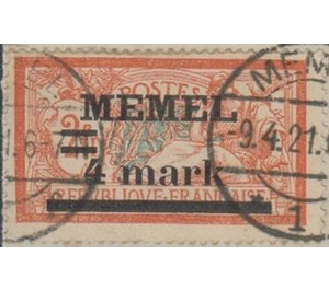 Type Merson - Germany / Old German States / Memel Territory 1920 - 4