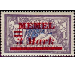 Type Merson - Germany / Old German States / Memel Territory 1921 - 3