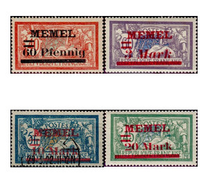 Type Merson - Germany / Old German States / Memel Territory 1921 Set