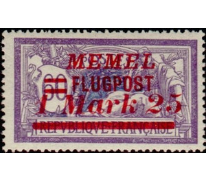 Type Merson - Germany / Old German States / Memel Territory 1922 - 1.25