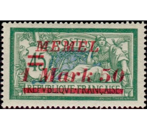 Type Merson - Germany / Old German States / Memel Territory 1922 - 1.50