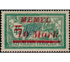 Type Merson - Germany / Old German States / Memel Territory 1922 - 10