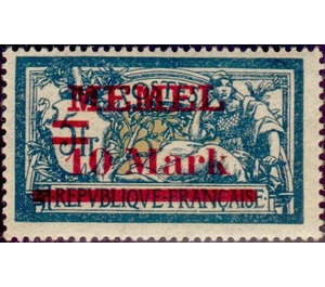 Type Merson - Germany / Old German States / Memel Territory 1922 - 10