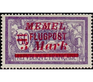 Type Merson - Germany / Old German States / Memel Territory 1922 - 3