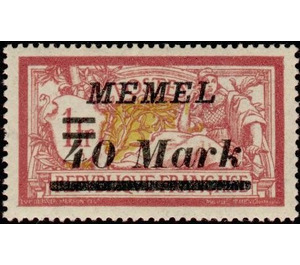 Type Merson - Germany / Old German States / Memel Territory 1922 - 40