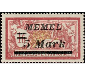 Type Merson - Germany / Old German States / Memel Territory 1922 - 5