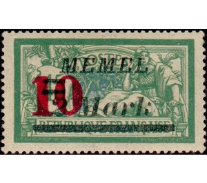 Type Merson - Germany / Old German States / Memel Territory 1923 - 10