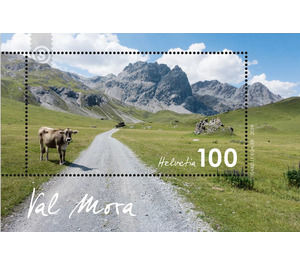 Typical Swiss landscape - Val Mora  - Switzerland 2019