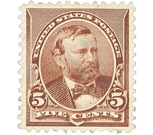 Ulysses S. Grant (1822-1885), 18th President of the U.S.A. - United States of America 1890