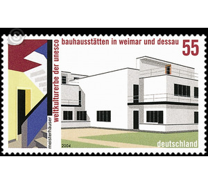 UNESCO World Heritage Bauhaus sites in Weimar and Dessau  - Germany / Federal Republic of Germany 2004 - 55 Euro Cent