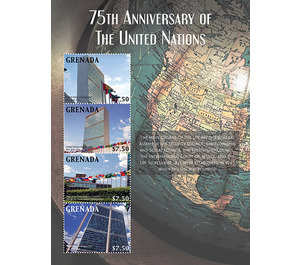 United Nations, 75th Anniversary - Caribbean / Grenada 2021