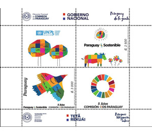 United Nations, 75th Anniversary - Sustainable Development - South America / Paraguay 2020