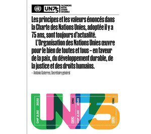 United Nations, 75th Anniversary - UNO Geneva 2020