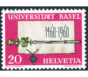 university  - Switzerland 1960 - 20 Rappen