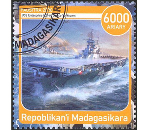 USS Enterprise (CV-6). Class Yorktown - East Africa / Madagascar 2020