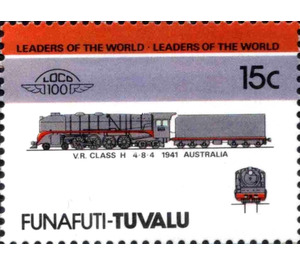 V.R. Class H 4-8-4 1941 Australia - Polynesia / Tuvalu, Funafuti 1984