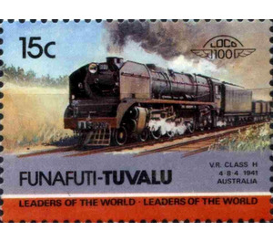 V.R. Class H 4-8-4 1941 Australia - Polynesia / Tuvalu, Funafuti 1984