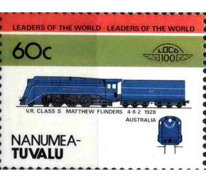 V.R. Class S Matthew Flinders 4-6-2 1928 Australia - Polynesia / Tuvalu, Nanumea 1985