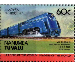 V.R. Class S Matthew Flinders 4-6-2 1928 Australia - Polynesia / Tuvalu, Nanumea 1985