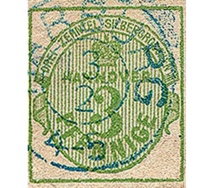 Value in oval - Germany / Old German States / Hannover 1863 - 3