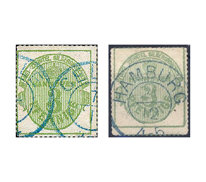 Value in oval - Germany / Old German States / Hannover 1864 Set