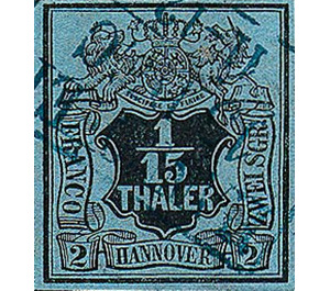 Value in shield - Germany / Old German States / Hannover 1851