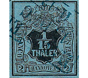 Value in shield - Germany / Old German States / Hannover 1851