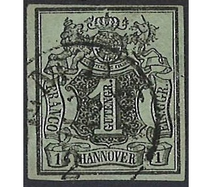 Value in shield - Germany / Old German States / Hannover 1855 - 1