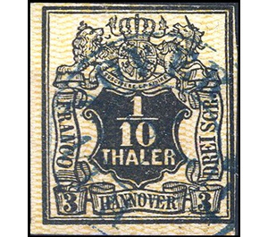 Value in shield - Germany / Old German States / Hannover 1855