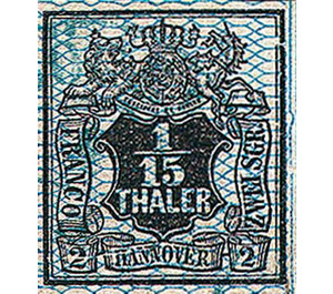 Value in shield - Germany / Old German States / Hannover 1856