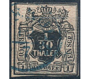 Value in shield - Germany / Old German States / Hannover 1856