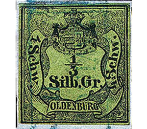 Value in Shield - Germany / Old German States / Oldenburg 1855