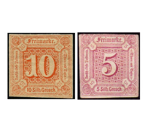 Value in square, Groschen - Germany / Old German States / Thurn und Taxis 1859 Set