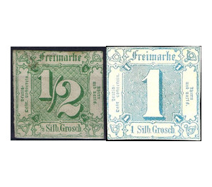 Value in square, Groschen - Germany / Old German States / Thurn und Taxis 1860 Set