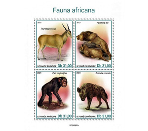 Various Animals - Central Africa / Sao Tome and Principe 2021