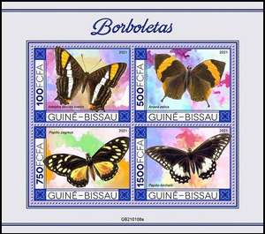 Various Butterflies - West Africa / Guinea-Bissau 2021